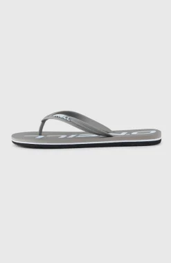 HerenProfile Logo slippers| Grijs