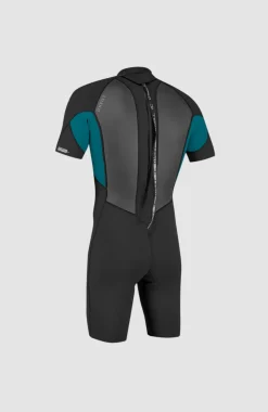 HerenReactor-2 2mm Back Zip Short Sleeve Spring Wetsuit| Zwart