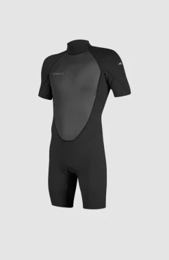 HerenReactor-2 2mm Back Zip Short Sleeve Spring Wetsuit| Zwart