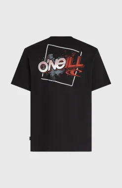 HerenRe-Issue Graphic T-shirt| Zwart