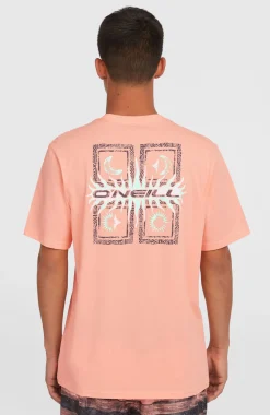HerenRetro Graphic T-shirt| Roze
