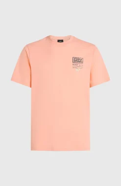 HerenRetro Graphic T-shirt| Roze