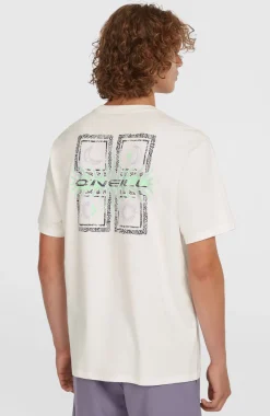 HerenRetro Graphic T-shirt| Wit