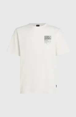 HerenRetro Graphic T-shirt| Wit