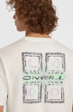 HerenRetro Graphic T-shirt| Wit