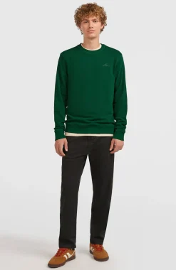 HerenSmall Logo Crew sweater| Groen