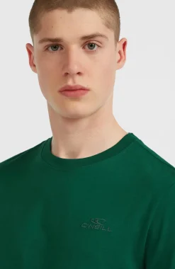 HerenSmall Logo T-shirt| Groen