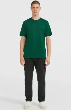 HerenSmall Logo T-shirt| Groen