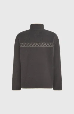 HerenTrui O'Riginals Fleece met halve rits| Grijs