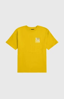 KidsBack Print T-shirt| Geel
