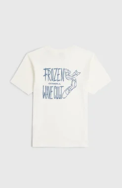 KidsBack Print T-shirt| Wit
