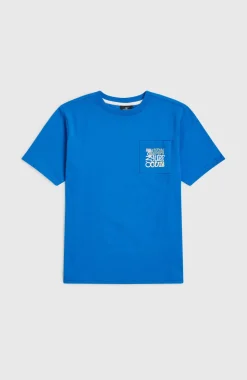 KidsChest Pocket T-shirt| Blauw