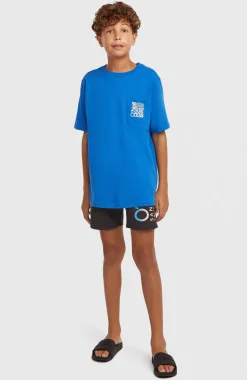 KidsChest Pocket T-shirt| Blauw