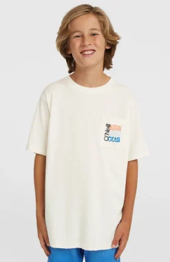 KidsChest Pocket T-shirt| Wit