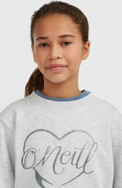 KidsEssentials Crew sweater| Wit