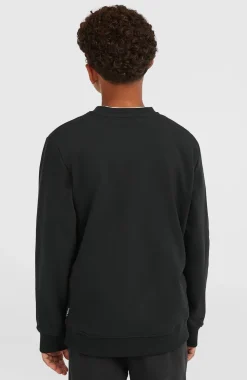 KidsEssentials Crew sweater| Zwart