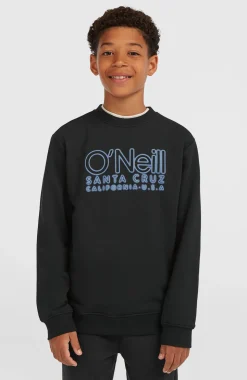 KidsEssentials Crew sweater| Zwart