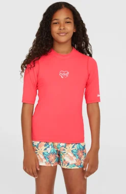 KidsEssentials uv shirt met korte mouwen| Roze