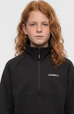 KidsFWC'Cruz fleecetrui met halve rits| Zwart