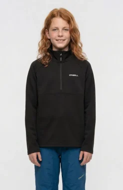 KidsFWC'Cruz fleecetrui met halve rits| Zwart