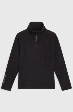 KidsFWC'Cruz Jack's Polartec® fleecetrui met halve rits| Zwart