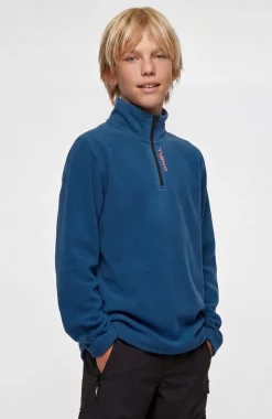 KidsFWC'Cruz Jack's Polartec® fleecetrui met halve rits| Blauw
