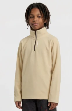 KidsFWC'Cruz Jack's Polartec® fleecetrui met halve rits| Beige