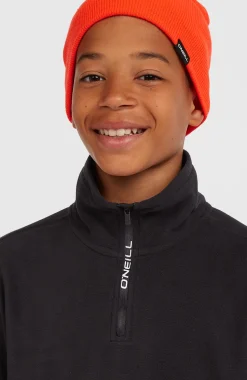 KidsFWC'Cruz Jack's Polartec® fleecetrui met halve rits| Zwart