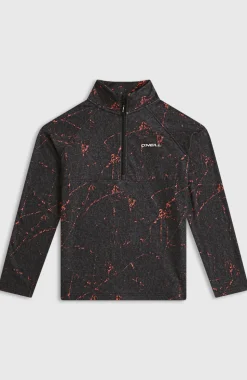 KidsFWC'Cruz Printed Half-Zip fleecetrui| Zwart
