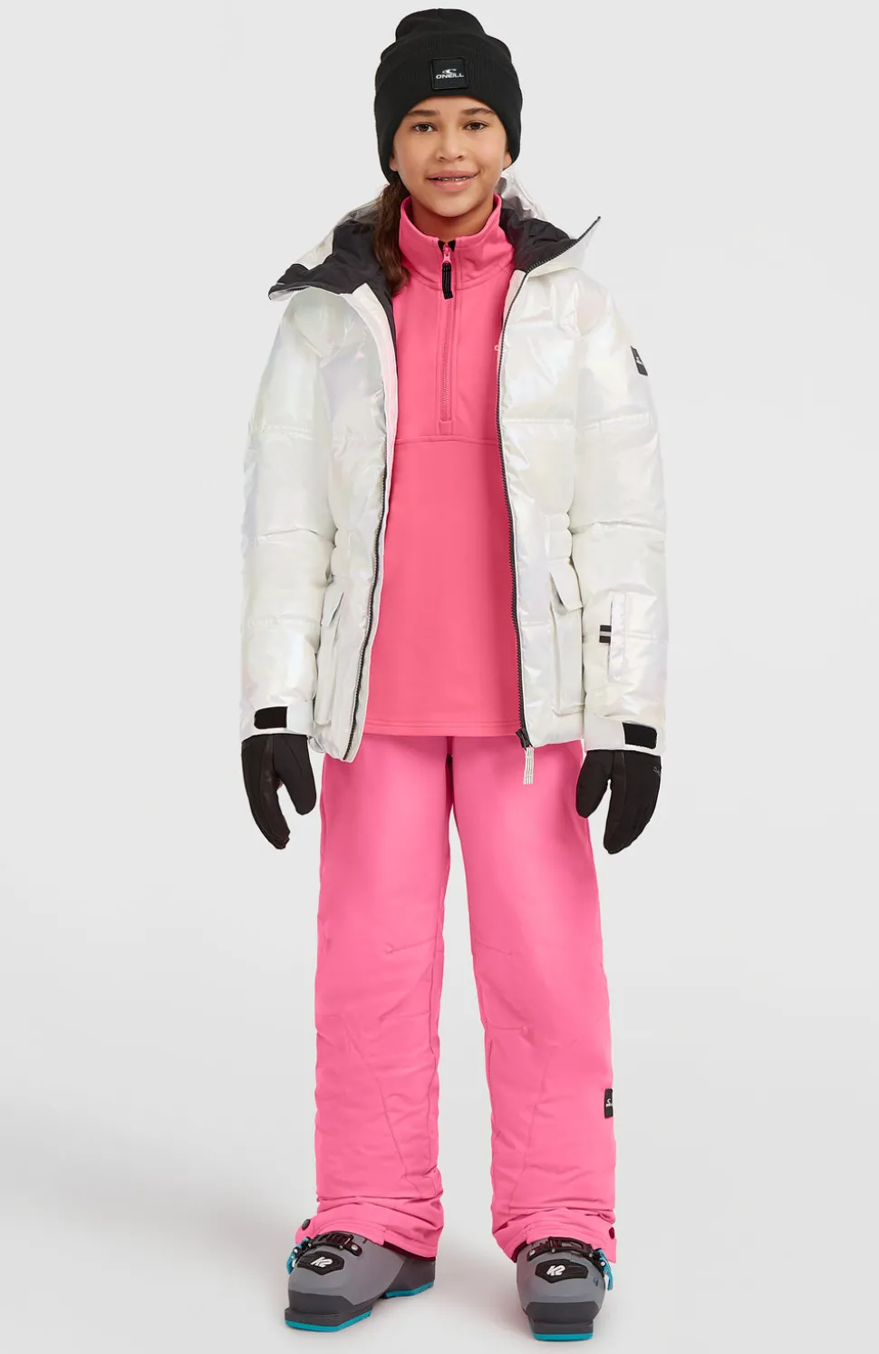 KidsFWC'Cruz Puffer wintersportjas| Wit