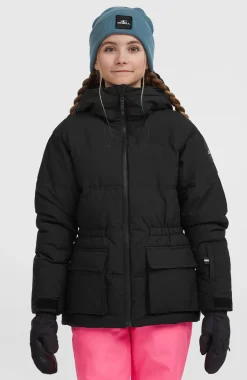 KidsFWC'Cruz Puffer wintersportjas| Zwart