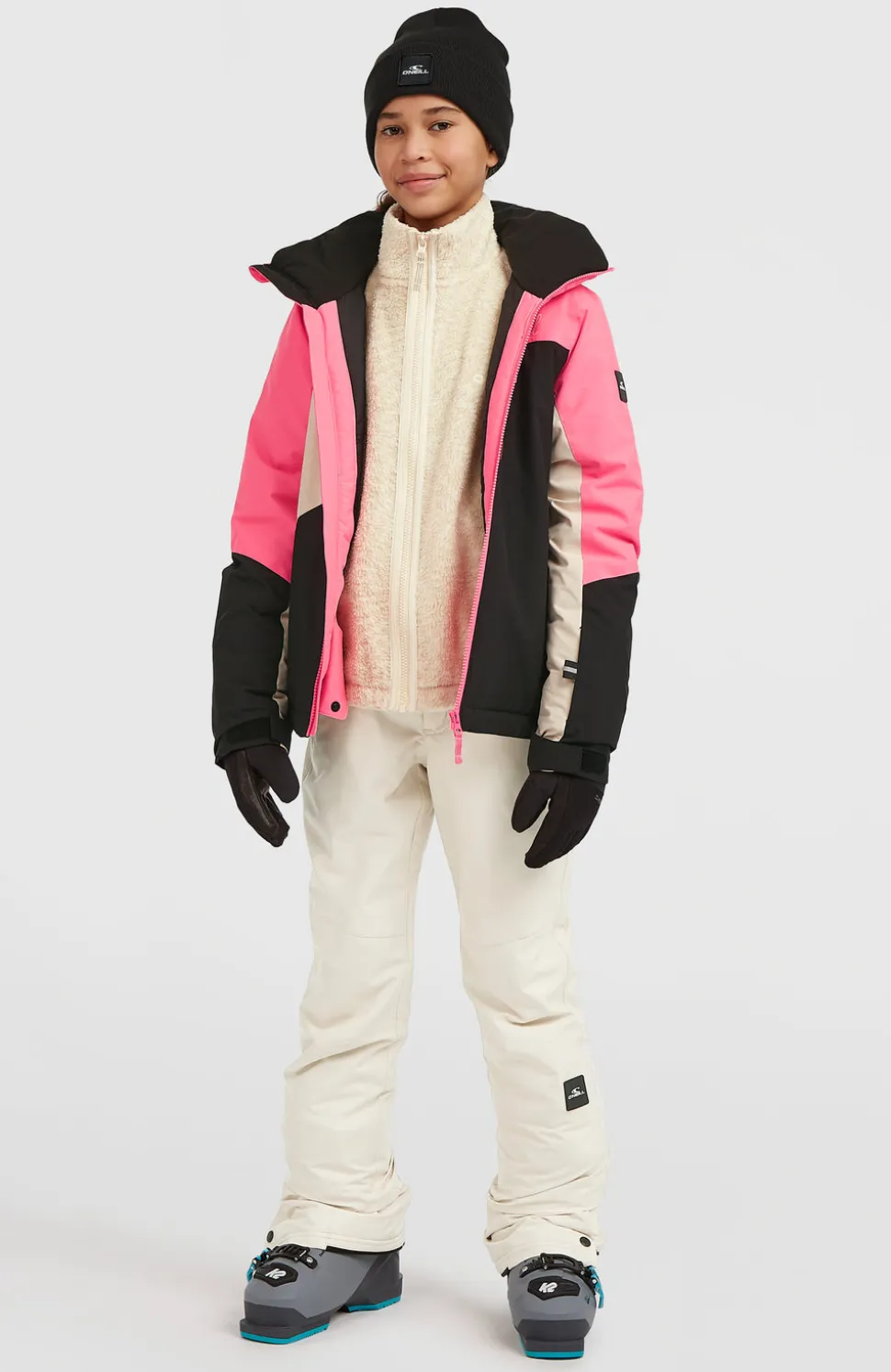 KidsFWC'Cruz Triple wintersportjas| Zwart Mix