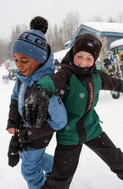 KidsFWC'Play wintersportjas| Zwart Mix