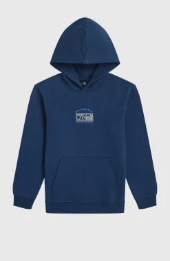 KidsGraphic hoodie| Blauw