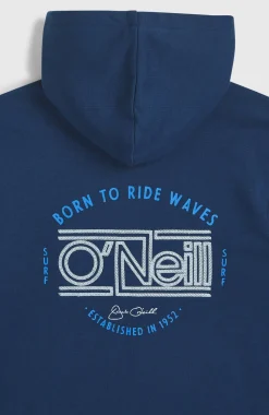 KidsGraphic hoodie| Blauw