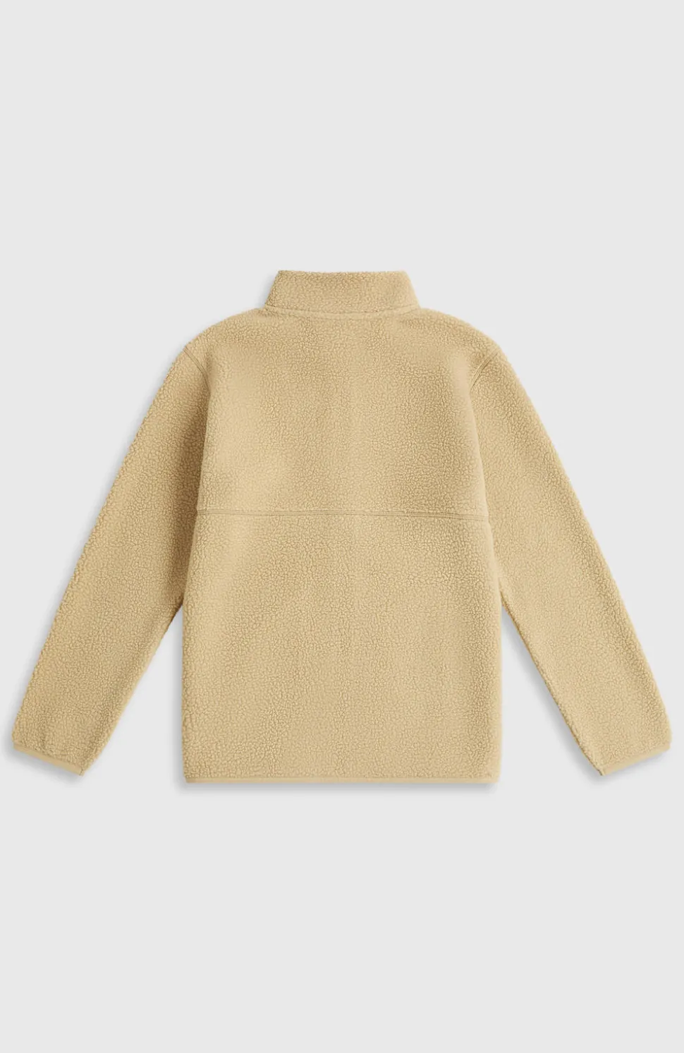 KidsHigh-Pile fleecevest met volledige rits| Beige