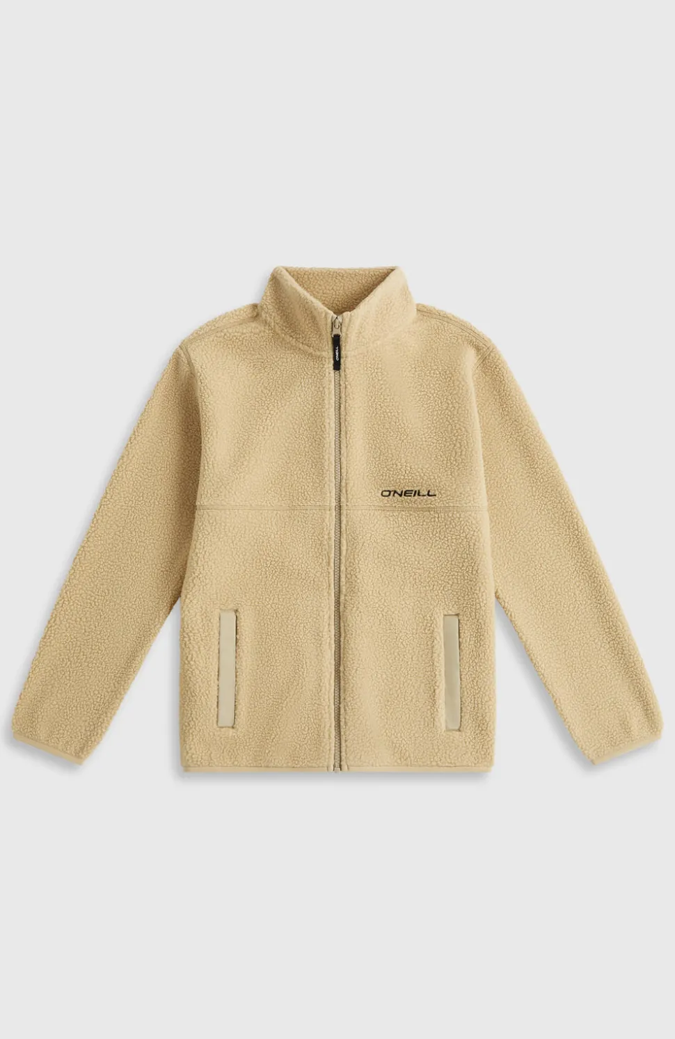 KidsHigh-Pile fleecevest met volledige rits| Beige