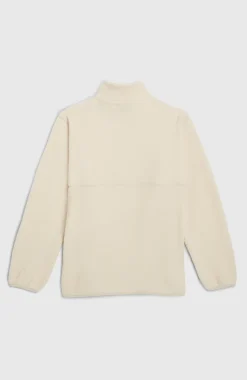 KidsHigh-Pile fleecevest met volledige rits| Beige