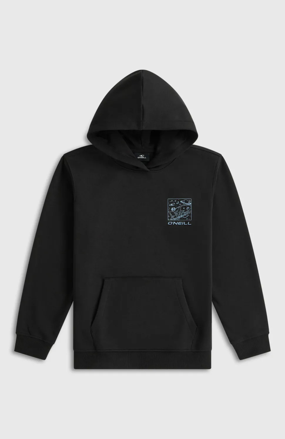 KidsO'Neill Back-Print hoodie| Zwart