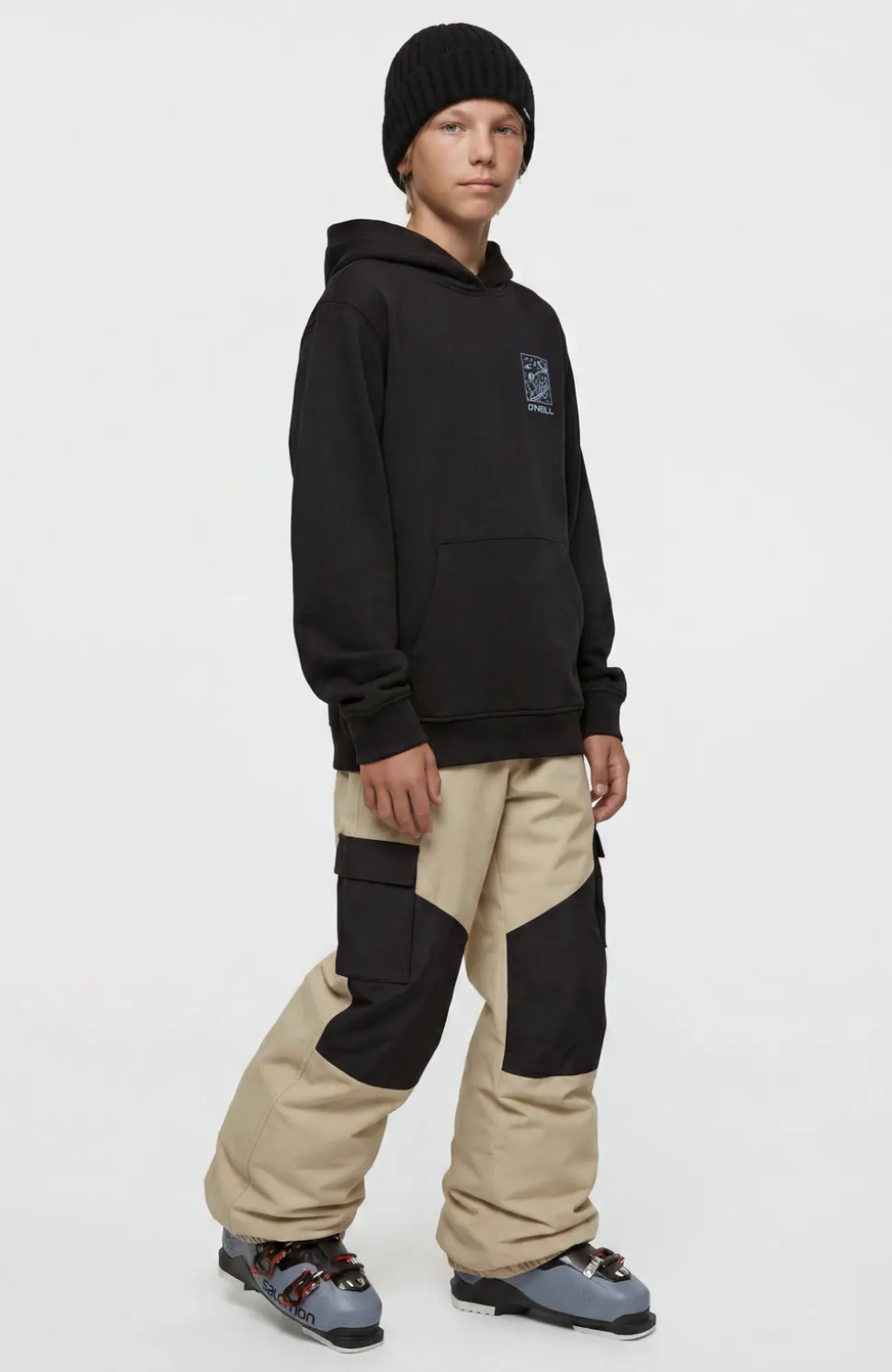 KidsO'Neill Back-Print hoodie| Zwart