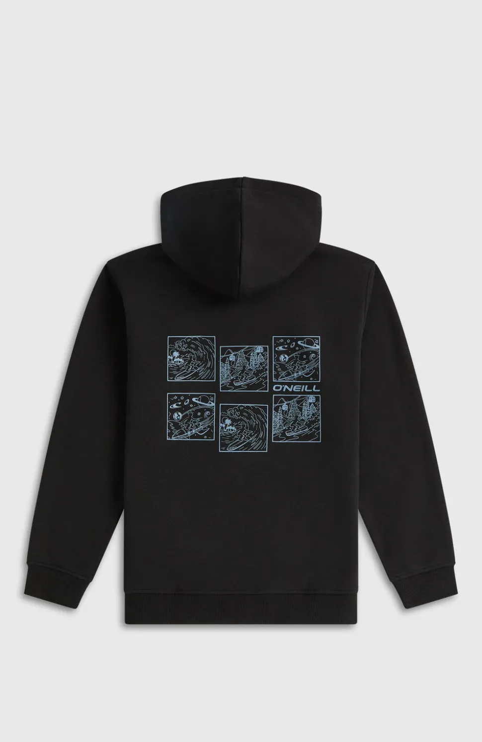 KidsO'Neill Back-Print hoodie| Zwart