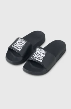 KidsO'Neill Graphic slippers| Zwart