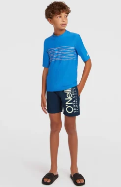 KidsO'Neill Graphic UV-Shirt met korte mouwen| Blauw