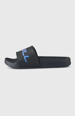 KidsO'Neill Logo slippers| Zwart