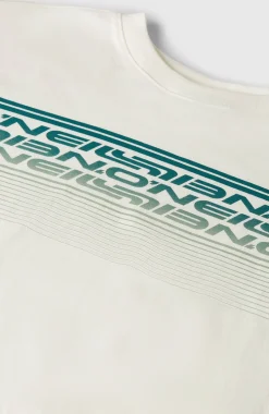 KidsO'Neill Logo Stripe T-shirt| Wit