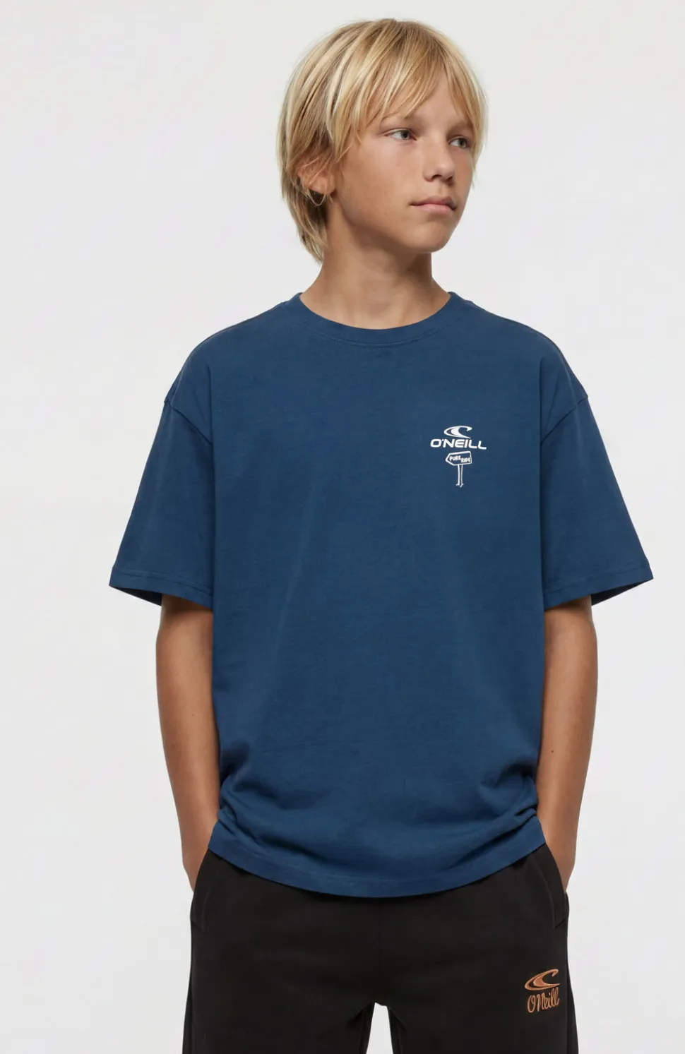 KidsO'Neill Loose Print T-shirt| Blauw