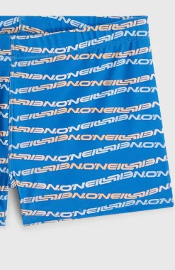 KidsO'Neill Print Zwemboxer| Blauw