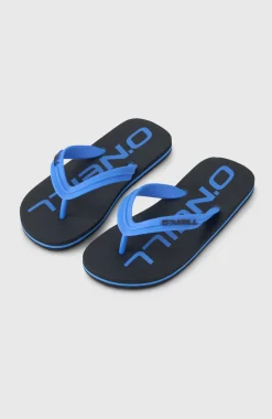 KidsProfile Logo slippers| Zwart