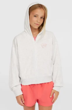 KidsScript capuchonvest met volledige rits| Wit