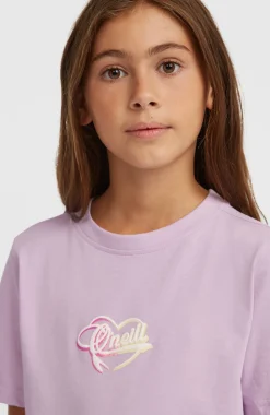 KidsScript T-shirt| Paars